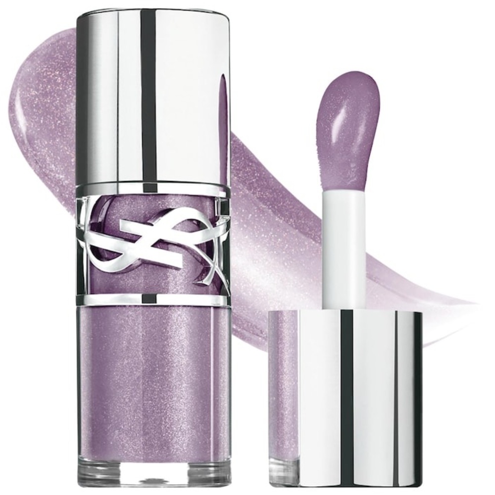 Yves Saint Laurent Gloss 01 Thunder Stealer - sheer icy lavender shimmer